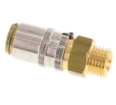 Brass DN 6 Mold Coupling Socket M14x1.5 Male Threads Unlocking Protection