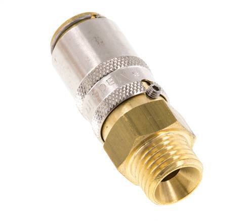 Brass DN 6 Mold Coupling Socket M14x1.5 Male Threads Unlocking Protection