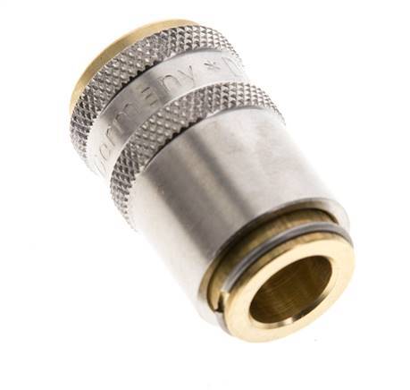 Brass DN 6 Mold Coupling Socket D9 mm