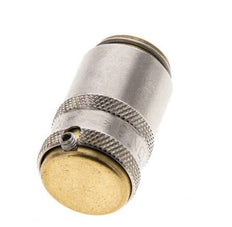 Brass DN 6 Mold Coupling Socket D9 mm Unlocking Protection