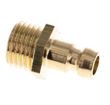 Brass DN 6 Mold Coupling Plug M14x1.5 Male Threads [5 Pieces]