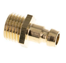 Brass DN 6 Mold Coupling Plug M14x1.5 Male Threads [5 Pieces]