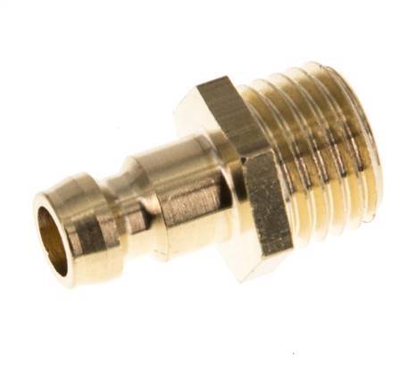 Brass DN 6 Mold Coupling Plug M14x1.5 Male Threads [5 Pieces]