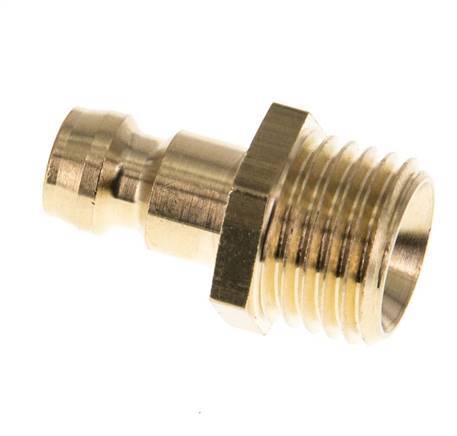 Brass DN 6 Mold Coupling Plug M14x1.5 Male Threads [5 Pieces]