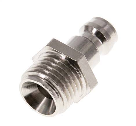 Brass DN 6 Mold Coupling Plug G 1/4 inch Male Threads [5 Pieces]