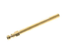 Brass DN 6 Mold Coupling Plug 8x100 mm Push-in Connections