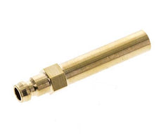 Brass DN 6 Mold Coupling Plug 10x63 mm Push-in Connections [2 Pieces]