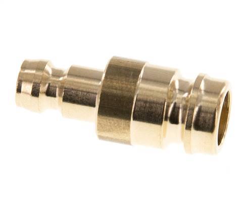 Brass DN 6 Mold Coupling Plug D9 to 13 mm [2 Pieces]