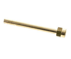 M14x1.5 Female Threaded Brass Pipe 120 mm long