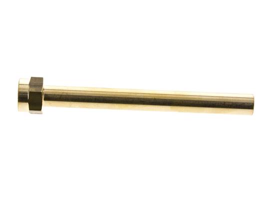 M16x1.5 Female Threaded Brass Pipe 150 mm long