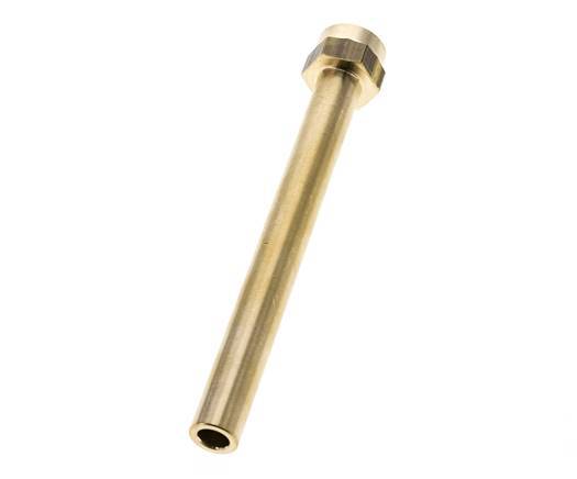 M16x1.5 Female Threaded Brass Pipe 150 mm long