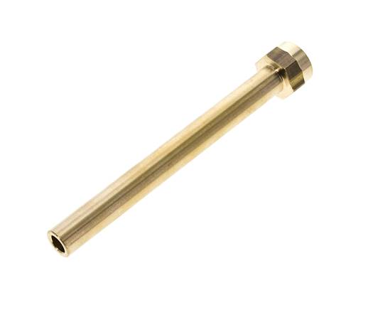 M16x1.5 Female Threaded Brass Pipe 150 mm long