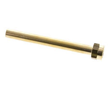 M16x1.5 Female Threaded Brass Pipe 150 mm long