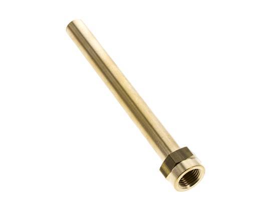 M16x1.5 Female Threaded Brass Pipe 150 mm long