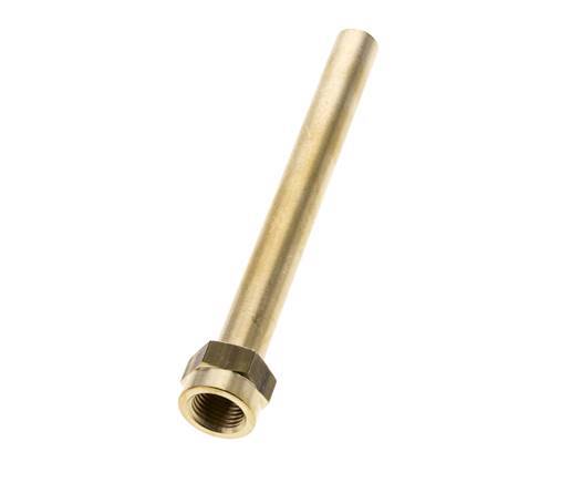 M16x1.5 Female Threaded Brass Pipe 150 mm long