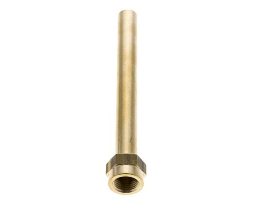 M16x1.5 Female Threaded Brass Pipe 150 mm long