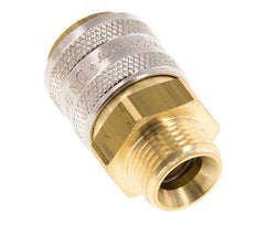 Brass DN 9 Mold Coupling Socket G 3/8 inch Male Threads