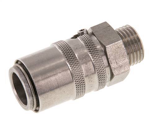 Stainless Steel DN 9 Mold Coupling Socket M16x1.5 Male Threads