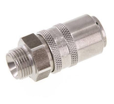 Stainless Steel DN 9 Mold Coupling Socket G 3/8 inch Male Threads