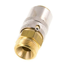 Brass DN 9 Mold Coupling Socket G 1/2 inch Male Threads Unlocking Protection