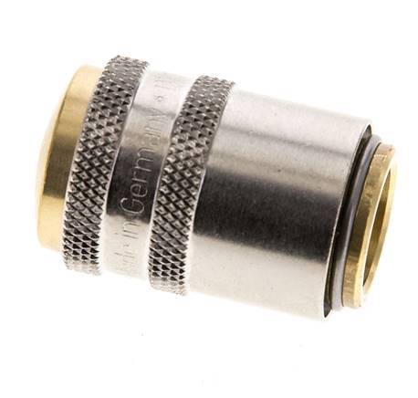 Brass DN 9 Mold Coupling Socket D13 mm