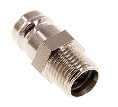 Brass DN 9 Mold Coupling Plug G 1/4 inch Male Threads Double Shut-Off
