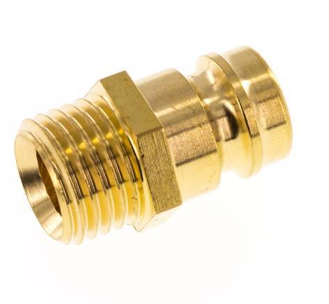 Brass DN 9 Mold Coupling Plug M14x1.5 Male Threads [5 Pieces]