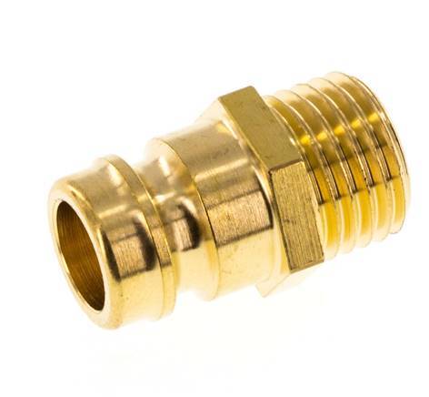 Brass DN 9 Mold Coupling Plug M14x1.5 Male Threads [5 Pieces]