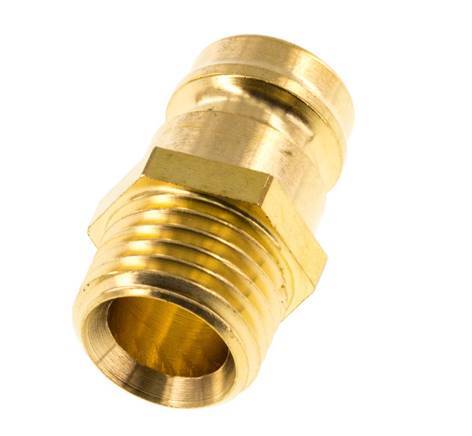 Brass DN 9 Mold Coupling Plug M14x1.5 Male Threads [5 Pieces]