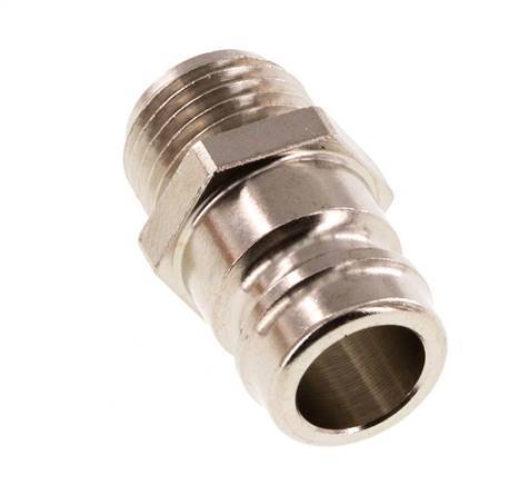 Brass DN 9 Mold Coupling Plug G 1/4 inch Male Threads [5 Pieces]