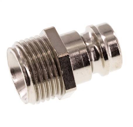 Brass DN 9 Mold Coupling Plug G 3/8 inch Male Threads [5 Pieces]