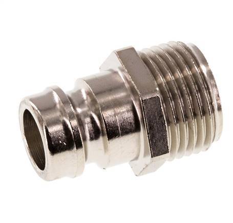 Brass DN 9 Mold Coupling Plug G 3/8 inch Male Threads [5 Pieces]