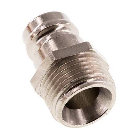 Brass DN 9 Mold Coupling Plug G 3/8 inch Male Threads [5 Pieces]