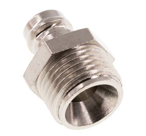 Brass DN 9 Mold Coupling Plug G 1/2 inch Male Threads [2 Pieces]