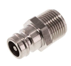 Stainless Steel DN 9 Mold Coupling Plug G 3/8 inch Male Threads Double Shut-Off