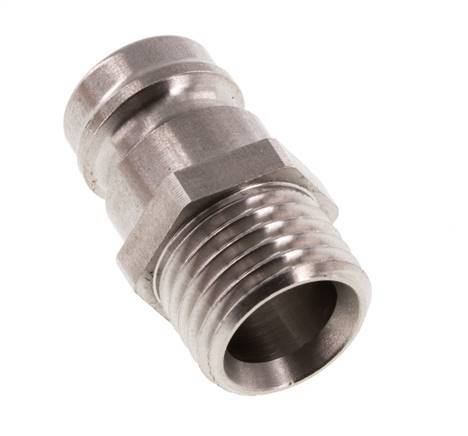 Stainless Steel DN 9 Mold Coupling Plug M14x1.5 Male Threads