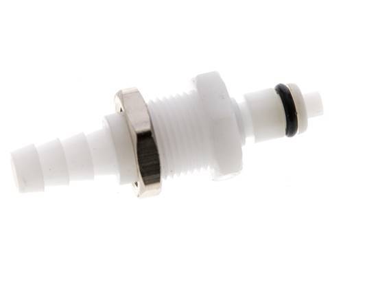POM DN 3.2 Linktech Coupling Plug 6.4 mm Hose Pillar Bulkhead 20 Series