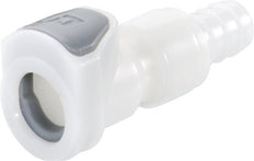 POM DN 6.4 Linktech Coupling Socket 7.9 mm Hose Pillar Double Shut-Off 50 Series
