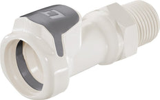 PSU DN 9.5 Linktech Coupling Socket 3/8 inch Male NPT Threads Double Shut-Off 60 Series