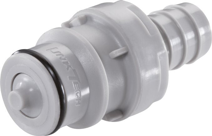 PP DN 9.5 Linktech Coupling Plug 12.7 mm Hose Pillar Double Shut-Off 60 Series
