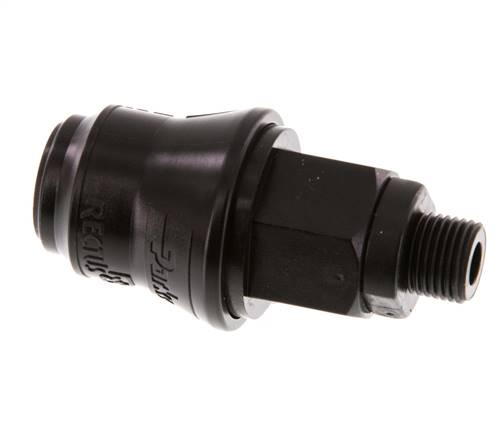 POM DN 5 Coupling Socket G 1/8 inch Male Threads