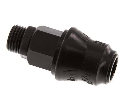 POM DN 5 Coupling Socket G 1/4 inch Male Threads