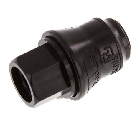 POM DN 5 Coupling Socket G 1/4 inch Female Threads