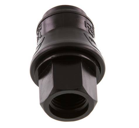 POM DN 5 Coupling Socket G 1/4 inch Female Threads