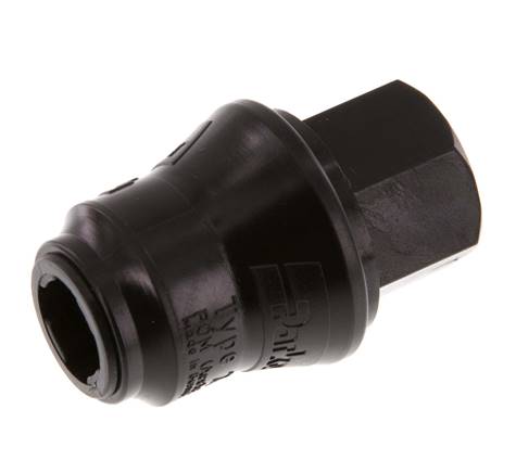 POM DN 5 Coupling Socket G 1/4 inch Female Threads