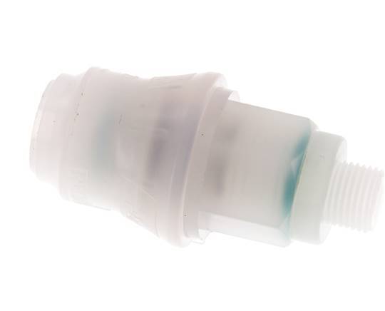 PVDF DN 5 Coupling Socket G 1/8 inch Male Threads