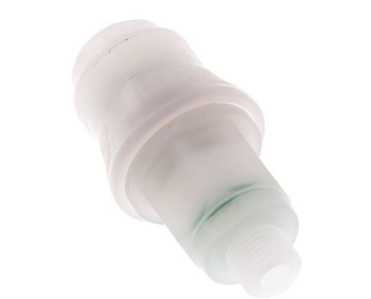 PVDF DN 5 Coupling Socket G 1/8 inch Male Threads