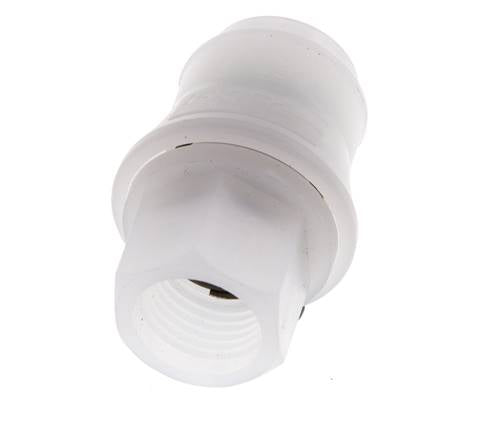 PVDF DN 5 Coupling Socket G 1/4 inch Female Threads