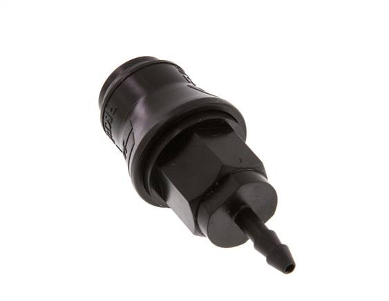 POM DN 5 Coupling Socket 4 mm Hose Pillar
