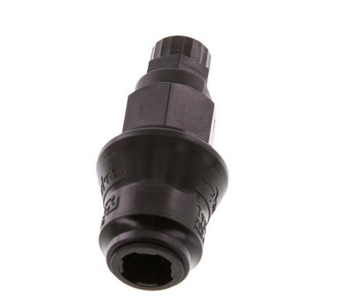 POM DN 5 Coupling Socket 4x6 mm Union Nut